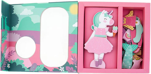 Stephen Joseph, Magnetic Dress Up Doll Unicorn and Princess...