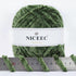 NICEEC 300g Soft Chenille Yarn Blanket Yarn Velvet Yarn for Knitting Fancy Yarn for Crochet Weaving DIY Craft Total Length 150m (164yds)_Army Gree...