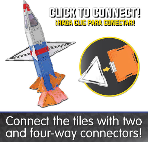 The Learning Journey International Techno Tiles - Space Rocket (100+ pcs)...