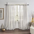 Elrene Home Fashions Hampton Stripe Sheer Window Curtain, 52" x 84" (1 Panel), Grey...