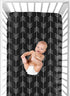 Black and White Woodland Arrow Baby or Toddler Fitted Crib Sheet for Rustic Patch Collection by Sweet Jojo Designs...