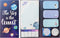 The Sky Is The Limit Sticky Notes Set, 550 Sheets, Outer Space Galaxy Planet Pattern Self-Stick Notes Pads Divider Tabs Bundle Writing Memo Pads B...