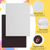 25 Pcs Magnetic Painting Canvas Panel Magnetic Mini Canvas Boards Magnetic Canvases for Painting Magnetic Mini Tile Art for Fridge Locker Art Pain...