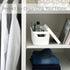 Simplify Small Vinto Storage Box | Click Tight Lid | Dimensions: 9.76" x 6.69" x 4.84" | Stackable | Home Organization | 2 Handles | White...