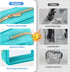 PACKISM TSA Approved Toiletry Bag - 3 Pack Upgrade Color-Edged Clear Makeup Bag, Clear Toiletry Bag For Traveling Fits Various Storage Needs, Turq...