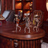 Too-arts A Playing Guitar Cat Metal Sculpture Iron Statue Handwork Handicrafts, 3 Funny Design...