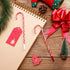 7 Inch Candy Cane Pen Christmas Pens with Black and Blue Ink for Christmas Holiday New Years Home Decor Party Gift (48)...