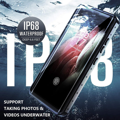 Oterkin for Samsung Galaxy S21 Ultra Case,S21 Ultra Waterproof Case with Built-in Screen Protector Dustproof Shockproof 360 Full Body Underwater C...
