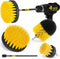 Holikme 4 Pack Drill Brush Attachments Set, Power Scrubber with Extend Long Attachment?Cleaning Supplies for Bathtub, Shower, Grout, Tile(Yellow)...
