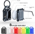 DOVICK- Waterproof Airtag Keychain Holder Case,Screw Full Cover Compatible with Apple Air Tag Tracker Key Ring 2Pack (Black&Blue)......