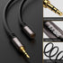 3.5mm Extension Cable 4 Feet (2 Pack), Male to Female Auxiliary Audio Stereo Cable, Headphone Extension Cord, Hi-Fi Sound, Gold Plated Connectors,...