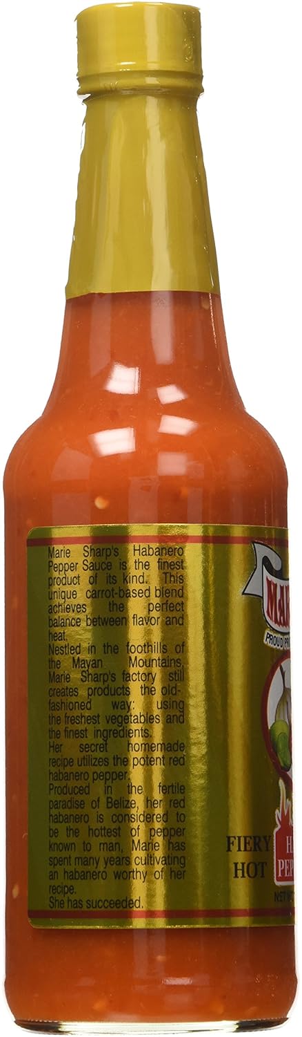 Marie Sharp's Fiery Hot Sauce, 10 Ounce (Pack of 2)...
