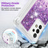 ANSHOW [2 Pack Samsung Galaxy A33 5G Case for Women Girls Liquid Glitter Cases, Cute Sparkly Clear Shiny Bling Slim Thin Protective Phone Case for...