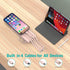 Portable Charger with Built in Cables,10000mAh Slim USB C Power Bank,5 Output 3 Input LED Display High Speed External Battery Pack Travel Phone Ch...
