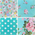 8pcs 18 x 22inches (46x56cm) Cotton Fabric Green Pattern Pre-Cut Quilt Squares Fat Quarters Fabric Bundles for Sewing and Quilting...