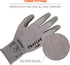 Ergodyne ProFlex 7024 Cut Resistant Work Gloves, ANSI A2, PU Coated Palms for Flexible No Slip Grip, Abrasion Resistant, 13g, Touchscreen Capable,...