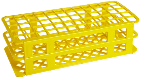 Heathrow Scientific HEA243077Y Fold and Snap Rack for 17mm Tubes, Yellow...