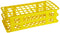 Heathrow Scientific HEA243077Y Fold and Snap Rack for 17mm Tubes, Yellow...