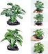 4PCS Aquarium Plants Betta Fish Tank Decorations Small Size Soft Faux Silk Aquarium for Hiding Fish Reptil...