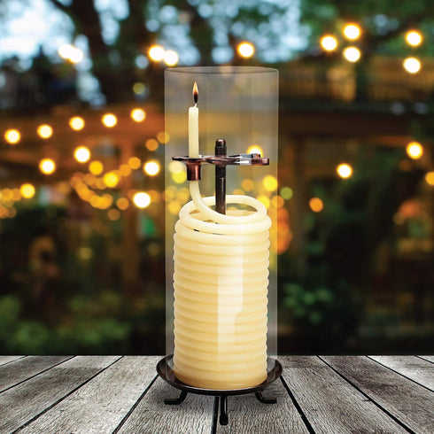 Candle by the Hour 80-Hour Citronella Candle Refill, Eco-friendly Natural Beeswax with Cotton Wick,Yellow...