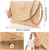 Dailyacc Straw Shoulder Bag For Women Woven Purse Beach Envelope Clutch Straws Wallet...