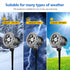 Christmas Snowflake Lights,Upgraded 9W High Brightness Led Snowflake Projector Lights Outdoor,Waterproof Snowfall Projector Lights for Xmas,Party,...