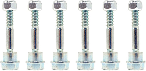 6PK 532188243 Shear Pin Bolts kit Replaces Husqvarna 588077501 532187494 532192090 AYP 188243 192090 179828 Snow Blowers...