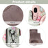 Yoption Instant Camera Case Compatible with Instax Mini 12/11/9/8/8+, PU Leather Camera Bag with Pocket and Adjustable Shoulder Strap (Green Flora...