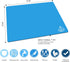 ZVP Flexible Plastic Cutting Board Set of 3 Gradient Color, Colorful Chopping Boards, BPA Free Mats, Non Slip, Dishwasher Safe, 15×12 Inch, Blue M...