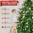 60 Pieces Twisted Icicle Ornament Christmas Tree Decoration Glitter Spiral Strip Hangings for Christmas Holiday Party Wedding Accessories, 5.1 Inc...