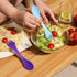 12Pcs Plastic Sporks Tritan Sporks 3 in 1 Travel Fork for Camping, Travel, Home, Restaurant (7 Inch)...