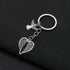 PHAETON 20PCS Guardian Angel Wing Keychain Heart-shaped Angel Wings Charms Keychain Key Ring for Memorial Keyring Religious Gifts Memorial Decorat...