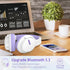 AMORNO Bluetooth Headphones Over Ear, 68 Hours Playtime Wireless Headphones with Mic, Foldable Adjustable Lightweight HiFi Stereo Headset for Cell...