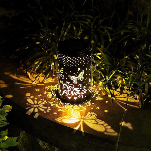 YJFWAL Solar Lantern Lights, Hanging Lights Outdoor, Pathway Lights, Solar Table Lights Waterproof, for Garden, Patio, Lawn, Yard, Deck, Tree, Par...