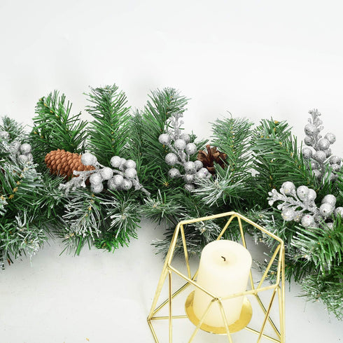Lvydec 16pcs Christmas Glitter Berries Stems Clearance, 7.8" Artificial Christmas Picks for Christmas Tree Ornaments, DIY Xmas Wreath, Crafts, Hol...