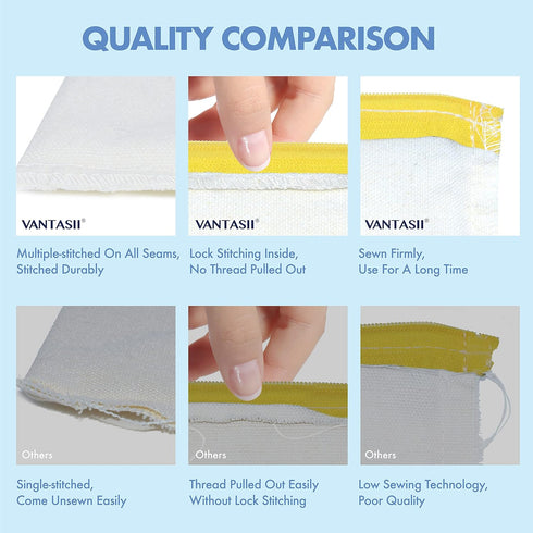 8 Pack Canvas Colorful Zipper Bags, DIY Craft Bags Travel Canvas Makeup Pouches for Cosmetic Toiletry Stationery Storage (Beige, 8.3” x 4.7”)...