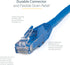 StarTech.com 10ft CAT6 Ethernet Cable - Blue CAT 6 Gigabit Ethernet Wire -650MHz 100W PoE RJ45 UTP Network/Patch Cord Snagless w/Strain Relief Flu...