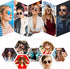 Pro Acme Double Bridge Round Sunglasses for Women Men 100% Crystal Real Glass Lens Retro UV400 Protection...