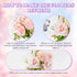 6 Pack Artificial Flowers, Fake Faux Peony Silk Hydrangea Plastic Carnations Daisy Realistic Flower Arrangements for Wedding Decoration Table Cent...