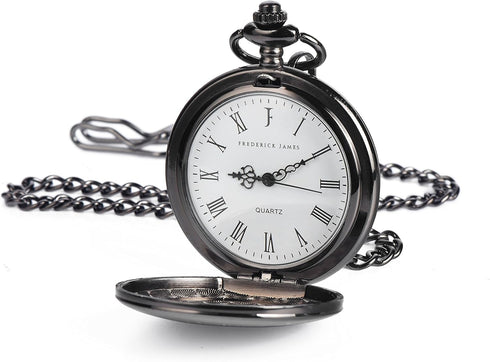 FJ FREDERICK JAMES Anniversary Gift's for Men - Engraved ‘to My Husband’ Pocket Watch | Anniversary Gift's for Him I Love You Gift for Husband for...