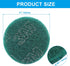 8Pcs Scrub Pads Round Scrubber Scouring Pads Abrasive Scuffing Tool for Home Kitchen House Cleaning, Green...