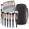 Makeup Brushes, 18 Pcs Professional Premium Synthetic Makeup Brush Set with Case, Foundation Kabuki Eye Travel Make up Brushes sets (Black Gold)...