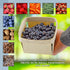 Cornucopia Brands Quart Wooden Berry Baskets (8-Pack); 5.75-Inch Square Vented Wood Boxes for Fruit Picking, Easter or Arts & Crafts...