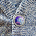 Majestic Unicorn Pink Purple Blue Metal Craft Sewing Novelty Buttons - Set of 4...