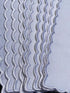 10 pcs Colored pure white Scallop Embroidery Edged Blank Cross Stitch Bookmark for DIY,aida Fabric Edged Cross Stitch Book Mark Blank to Cross Sti...