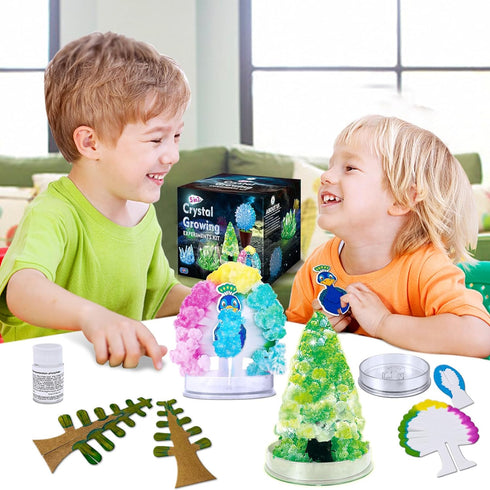 UNGLINGA Crystal Growing Experiment Science Kits for Kids, S.T.E.M Projects Learning Educational Toys Gifts Idea for Boys Girls, Grow 5 Vibrant Cr...