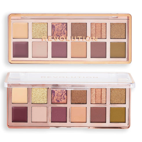 Revolution Beauty, The Eternal Icon Eyeshadow Palette, 12 Ultra-Pigmented Matte & Shimmer Finishes & Shades, Long-Lasting & Blendable, Vegan & Cru...