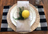 Levinis Cotton Placemats Set of 6- Durable Buffalo Check Place Mats for Kitchen Table- Easy to Care, Machine Washable...