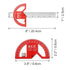 P.I.T. Angle Finder Protractor 8 Inch/203mm, Aluminum Alloy Construction Protractors,Adjustable Angle Finder Ruler for Carpenters & Woodworking Ho...