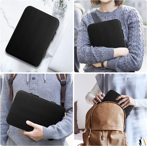 MoKo 7-8 Inch Tablet Sleeve Bag, Polyester Pouch Cover Case Fits iPad Mini (6th Gen) 8.3" 2021, iPad Mini 5/4/3/2/1, Samsung Galaxy Tab S2 8.0, Ta...